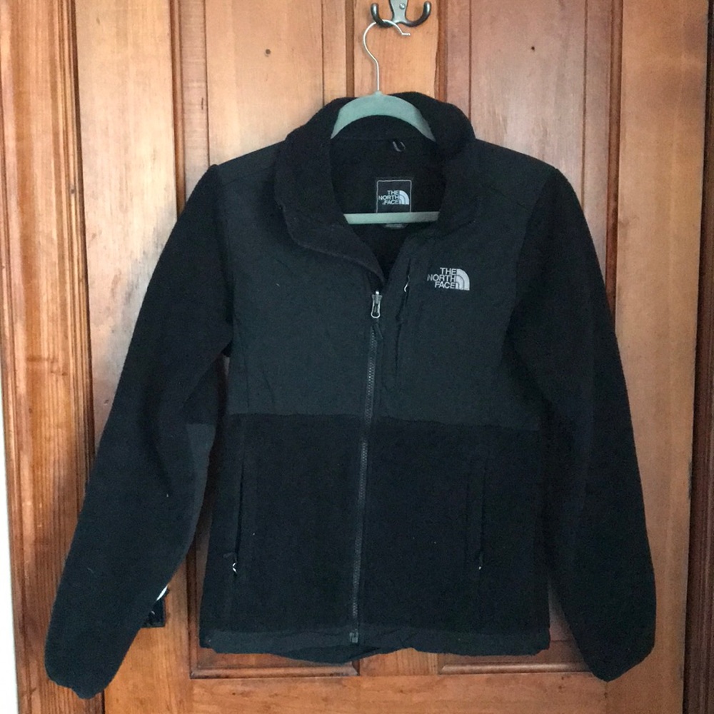 Black North Face fleece jacket